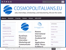 Tablet Screenshot of cosmopolitalians.eu